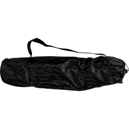 Turystyczne krzesło składane kempingowe z oparciem BasicNature Travelchair Standard, Czarne