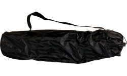 Turystyczne krzesło składane kempingowe z oparciem BasicNature Travelchair Standard, Czarne