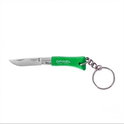 Nóż brelok Opinel Colorama 02 inox grab zielony