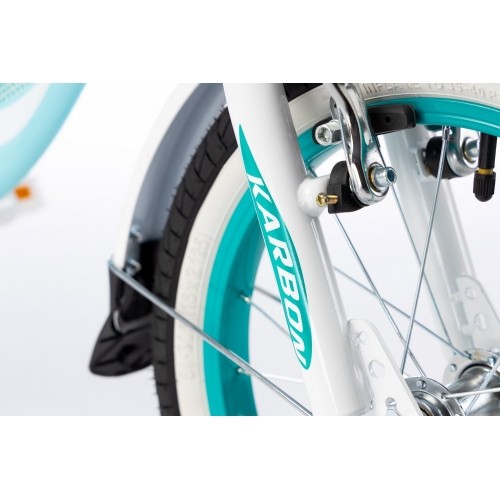 Rower Karbon Kitty 16 turquoise-white
