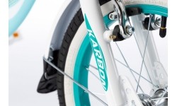 Rower Karbon Kitty 16 turquoise-white
