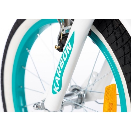 Rower Karbon Kitty 16 turquoise-white