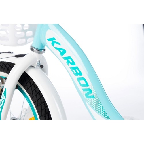 Rower Karbon Kitty 16 turquoise-white