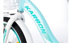 Rower Karbon Kitty 16 turquoise-white