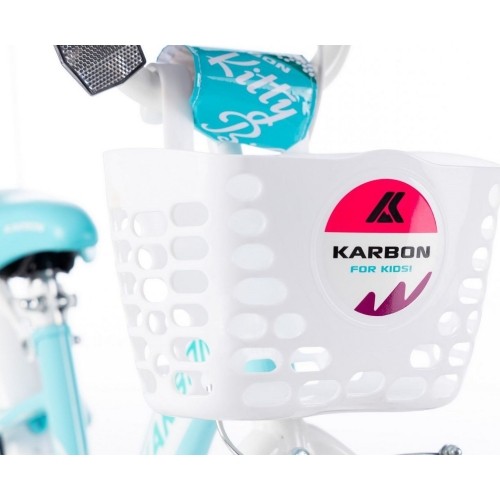 Rower Karbon Kitty 16 turquoise-white