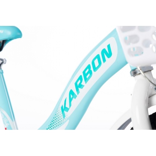 Rower Karbon Kitty 16 turquoise-white