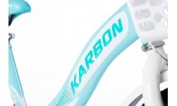 Rower Karbon Kitty 16 turquoise-white