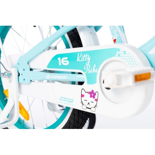Rower Karbon Kitty 16 turquoise-white
