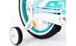 Rower Karbon Kitty 16 turquoise-white
