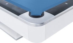 Stół bilardowy, Pool, Rasson Victory II Plus, biały, 9 ft., Simonis 760 electric blue