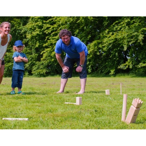 Gra towarzyska zręcznościowa drewniana KUBB Buffalo Original