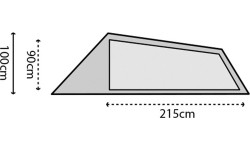 Namiot turystyczny kempingowy 2 osobowy Highlander Blackthorn 2