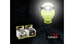 Latarka czołowa LED Cattara - czarna, 80 lm