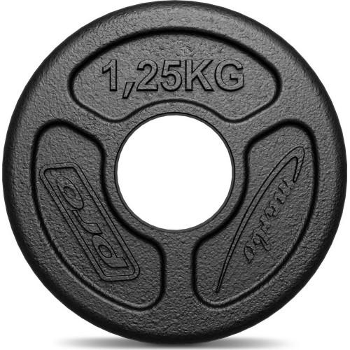 Olimpijski żeliwny talerz obciążeniowy Marbo 1,25 kg