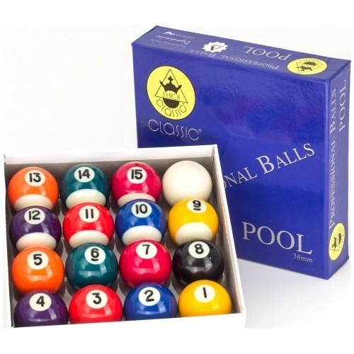 Zestaw bil bilardowych Dynamic Billiard Classic A-quality, 38 mm