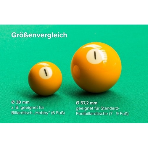 Zestaw bil bilardowych Dynamic Billiard Classic jakość A, 38 mm