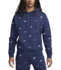 Bluza męska Nike Club+ BB PO Hoodie Fleece, niebieska FB7434 410