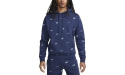 Bluza męska Nike Club+ BB PO Hoodie Fleece, niebieska FB7434 410
