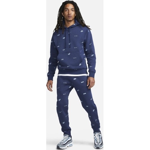 Bluza męska Nike Club+ BB PO Hoodie Fleece, niebieska FB7434 410