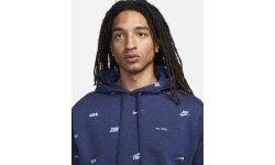Bluza męska Nike Club+ BB PO Hoodie Fleece, niebieska FB7434 410