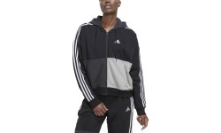 Adidas bluza damska rozpinana, szaro-czarna, HC8833