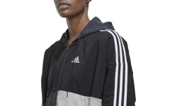 Adidas bluza damska rozpinana, szaro-czarna, HC8833