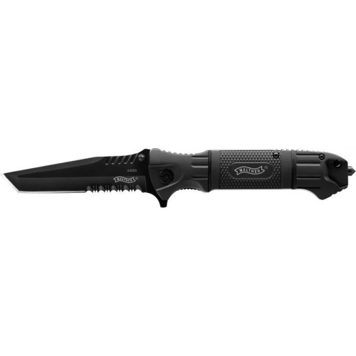 Nóż składany Walther BTTK Black Tac Tanto, 440C, 199 mm