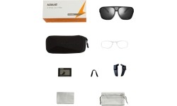 Sportowe okulary przeciwsłoneczne Altalist Kaku LS2 - Black with Smoke Lenses