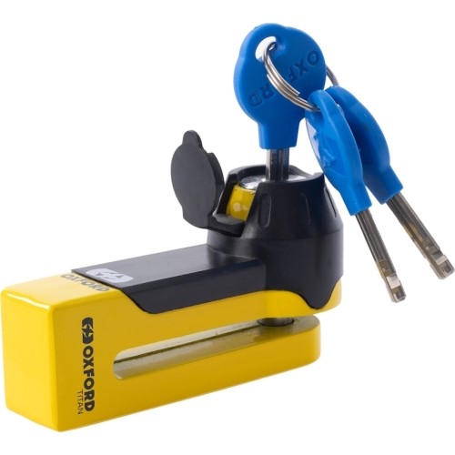 Blokada hamulca tarczowego Oxford Titan - Żółty