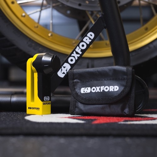 Blokada hamulca tarczowego Oxford Titan - Żółty