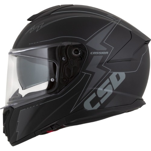 Kask motocyklowy Cassida Integral GT 2.1 Flash Matte Black/Dark Grey
