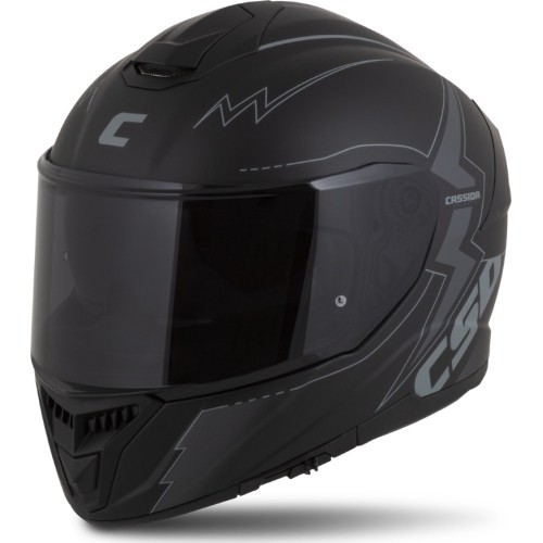 Kask motocyklowy Cassida Integral GT 2.1 Flash Matte Black/Dark Grey