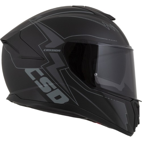 Kask motocyklowy Cassida Integral GT 2.1 Flash Matte Black/Dark Grey