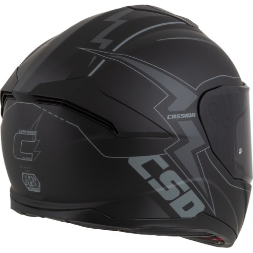 Kask motocyklowy Cassida Integral GT 2.1 Flash Matte Black/Dark Grey