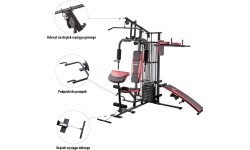 Domowa siłownia Atlas treningowy HMS Tytan 12