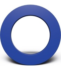 Obramowanie tarczy do rzutek Bull's Plain PU Surround - Niebieski
