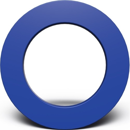 Obramowanie tarczy do rzutek Bull's Plain PU Surround - Niebieski