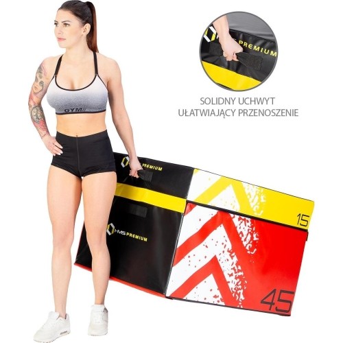 Zestaw miękkich skrzyń plyometrycznych PYBS01 HMS Premium