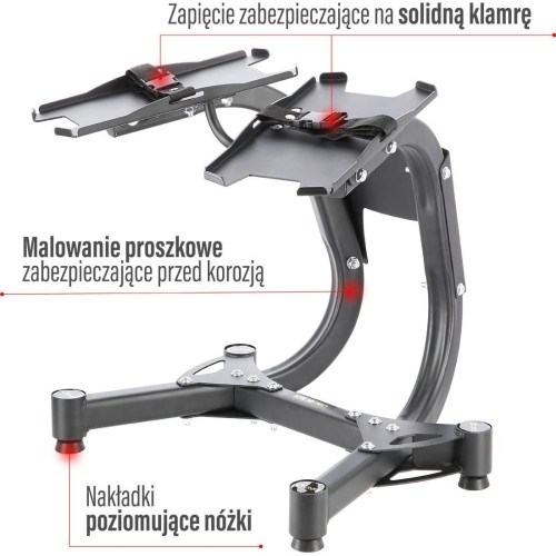 STR10 PRO REGULOWANY STOJAK NA HANTLE HMS PREMIUM