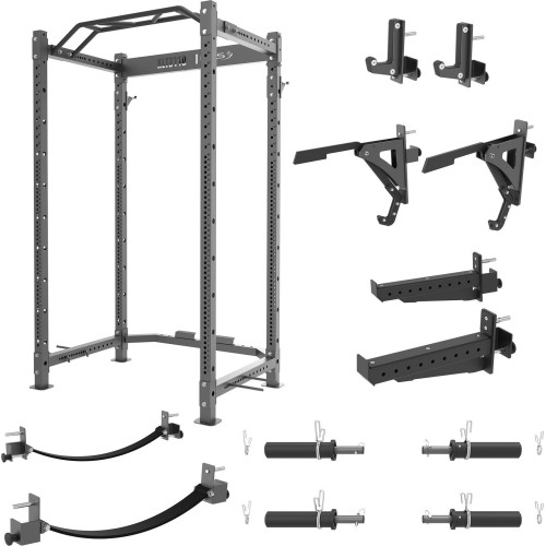 KLT3110 ZESTAW POWER RACK Z WYPOSAŻENIEM KOMERCYJNYM HMS