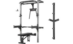 KLT22 WIELOFUNKCYJNY SKŁADANY STOJAK ZASILAJĄCY SREBRNY HMS