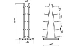 STOJAK NA PIŁKI LEKARSKIE STR41 KOMERCYJNY HMS