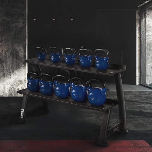 STR39 DWUPOZIOMOWY STOJAK NA KETTLEBELL KOMERCYJNY HMS