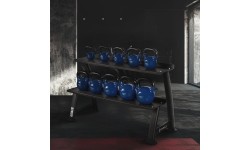 STR39 DWUPOZIOMOWY STOJAK NA KETTLEBELL KOMERCYJNY HMS