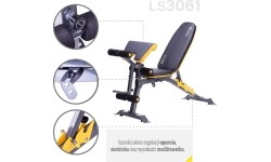 LS3061 ŁAWKA POD SZTANGĘ HMS PREMIUM