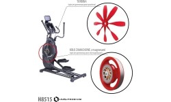 Orbitrek Trenażer eliptyczny HMS Premium H5815 - Do użytku półkomercyjnego