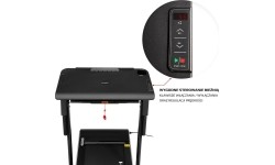 Bieżnia elektryczna ze stolikiem LOOP12 Multi Black HMS