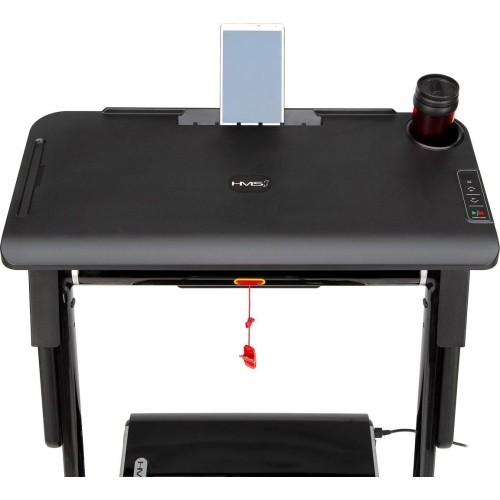 Bieżnia elektryczna ze stolikiem LOOP12 Multi Black HMS
