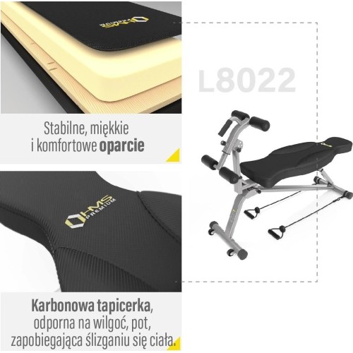 Ławka treningowa do ćwiczeń HMS Premium L8022