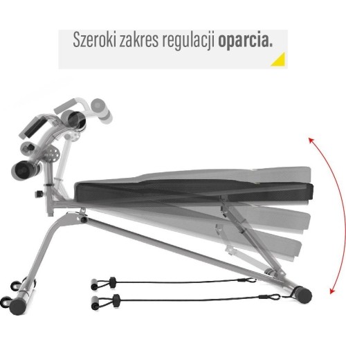 Ławka treningowa do ćwiczeń HMS Premium L8022